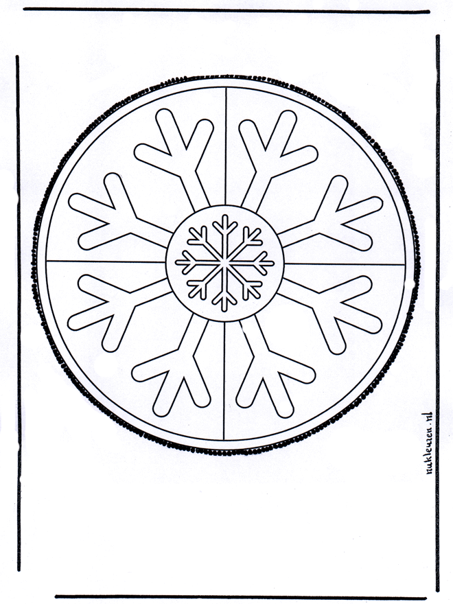 Stechkarte 19 - Basteln Mandalas