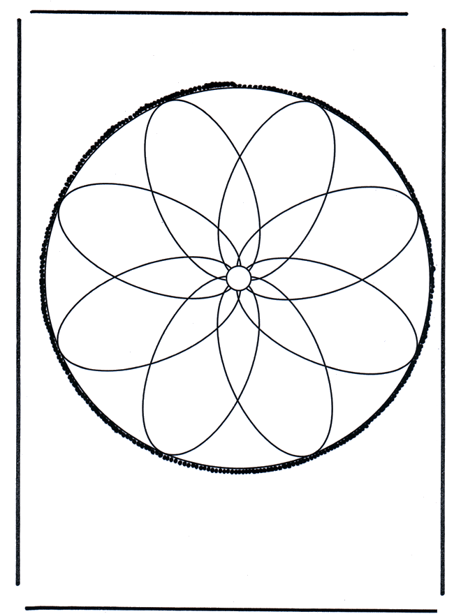 Stechkarte 22 - Basteln Mandalas