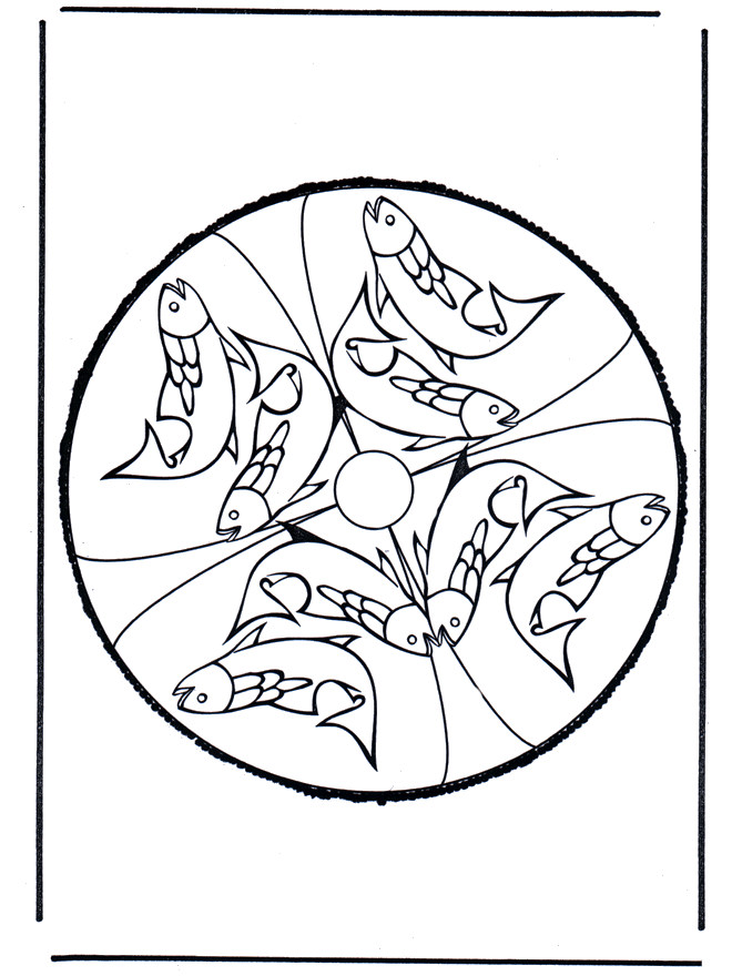 Stechkarte 24 - Basteln Mandalas