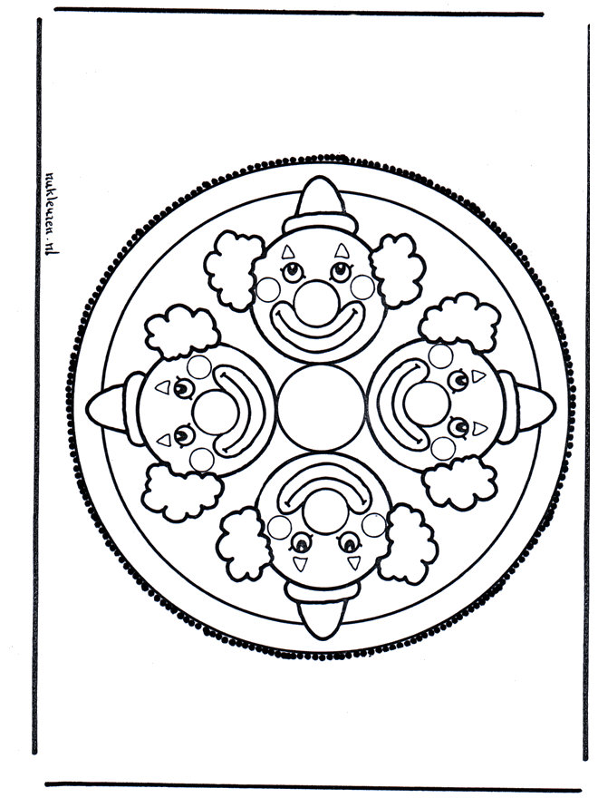 Stechkarte 28 - Basteln Mandalas