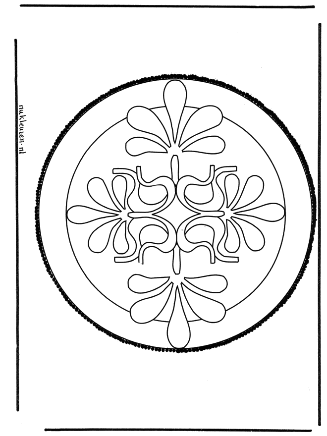 Stechkarte 33 - Basteln Mandalas