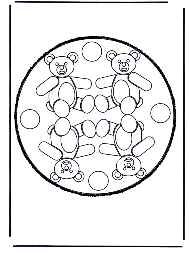 Stechkarte 35 - Basteln Mandalas