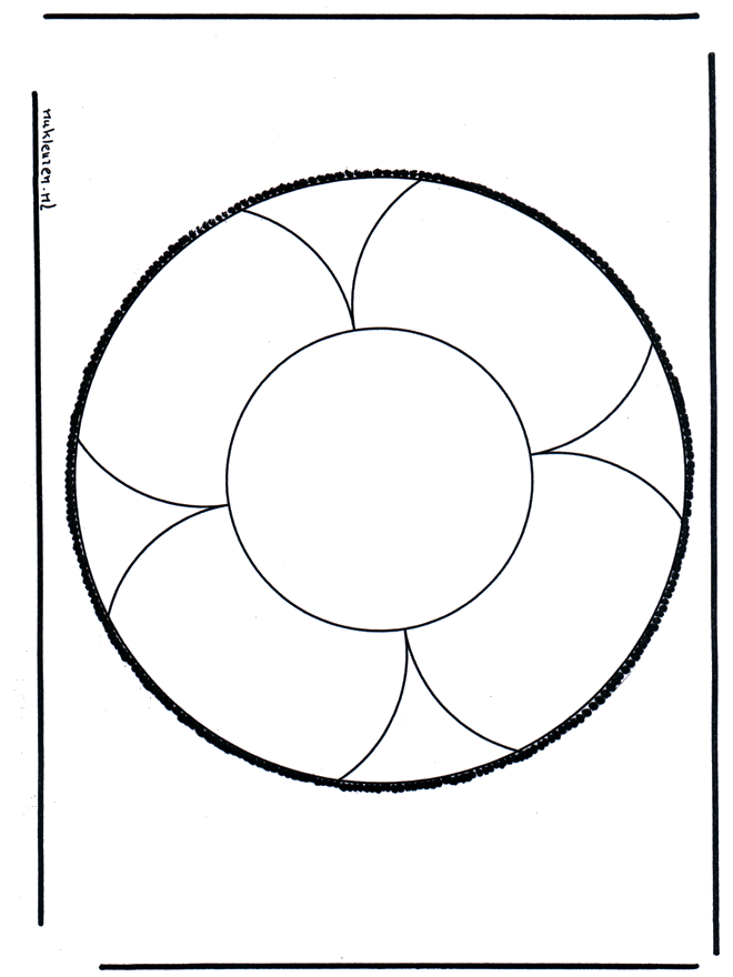 Stechkarte 38 - Basteln Mandalas