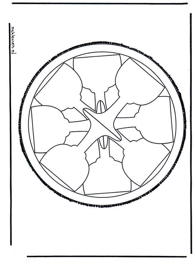 Stechkarte 40 - Basteln Mandalas