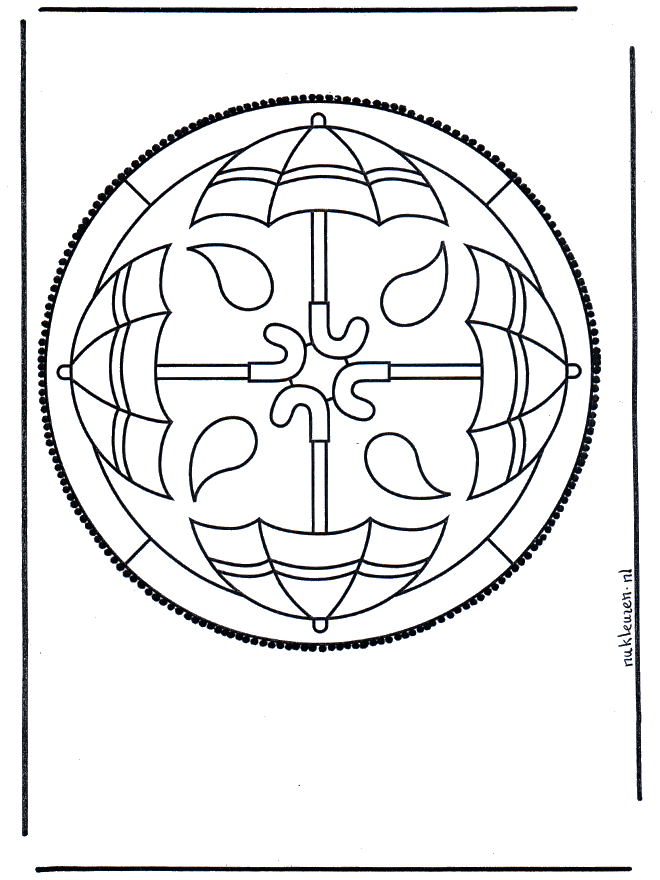 Stechkarte 44 - Basteln Mandalas