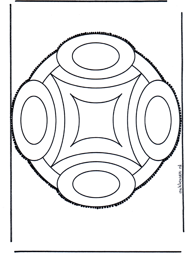 Stechkarte 45 - Basteln Mandalas