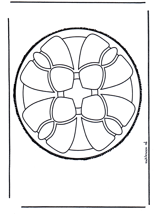 Stechkarte 49 - Basteln Mandalas