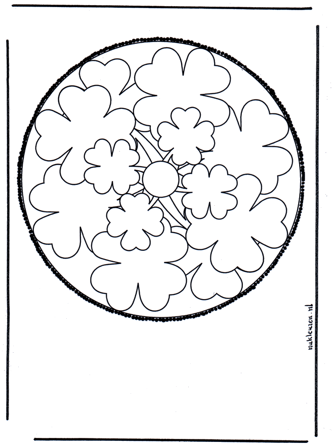 Stechkarte 52 - Basteln Mandalas