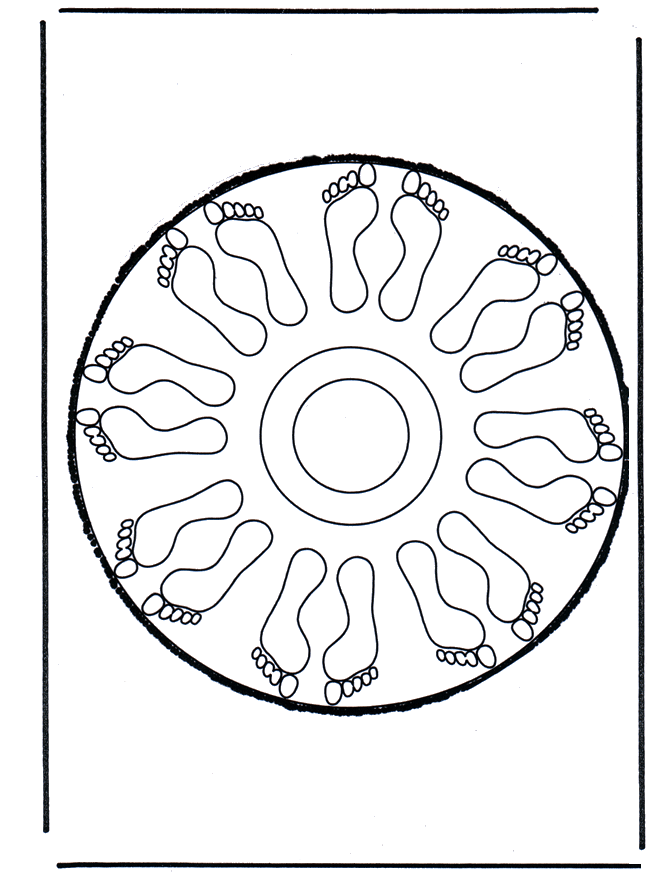 Stechkarte 54 - Basteln Mandalas