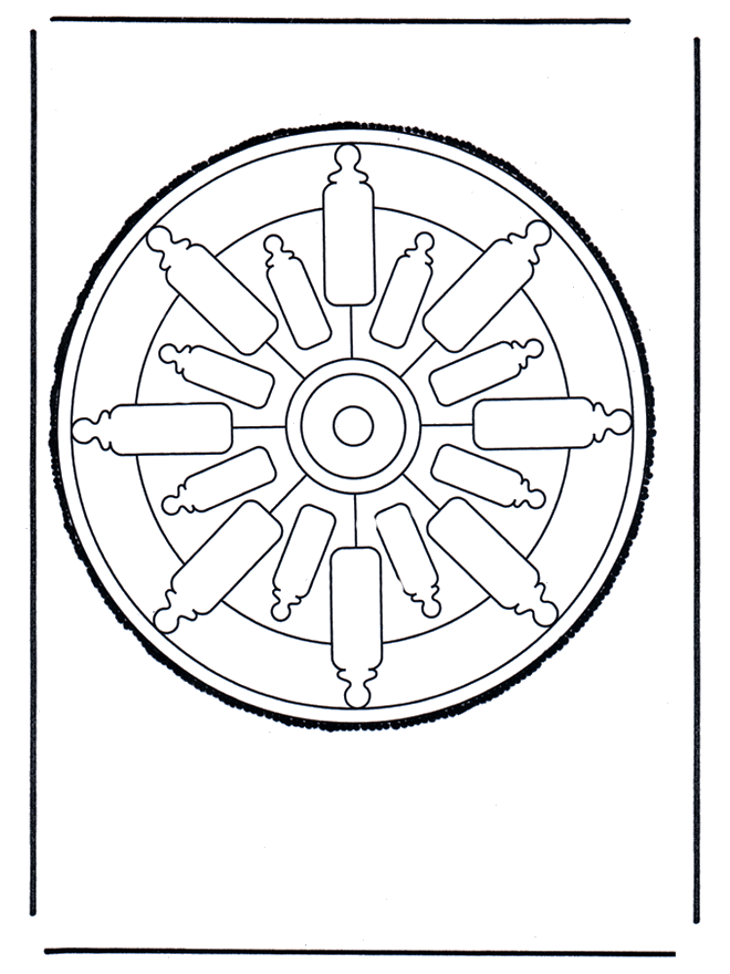 Stechkarte 55 - Basteln Mandalas