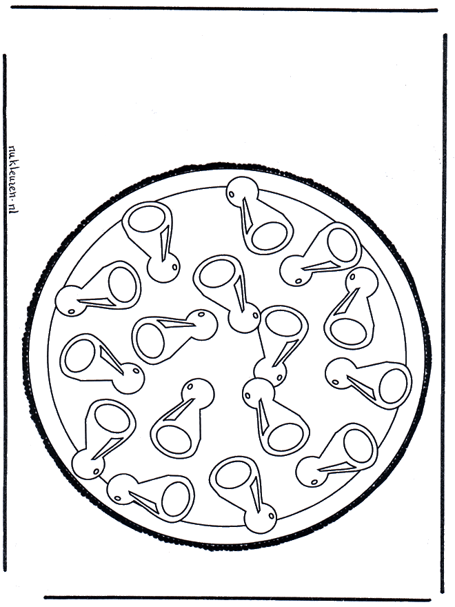 Stechkarte 57 - Basteln Mandalas