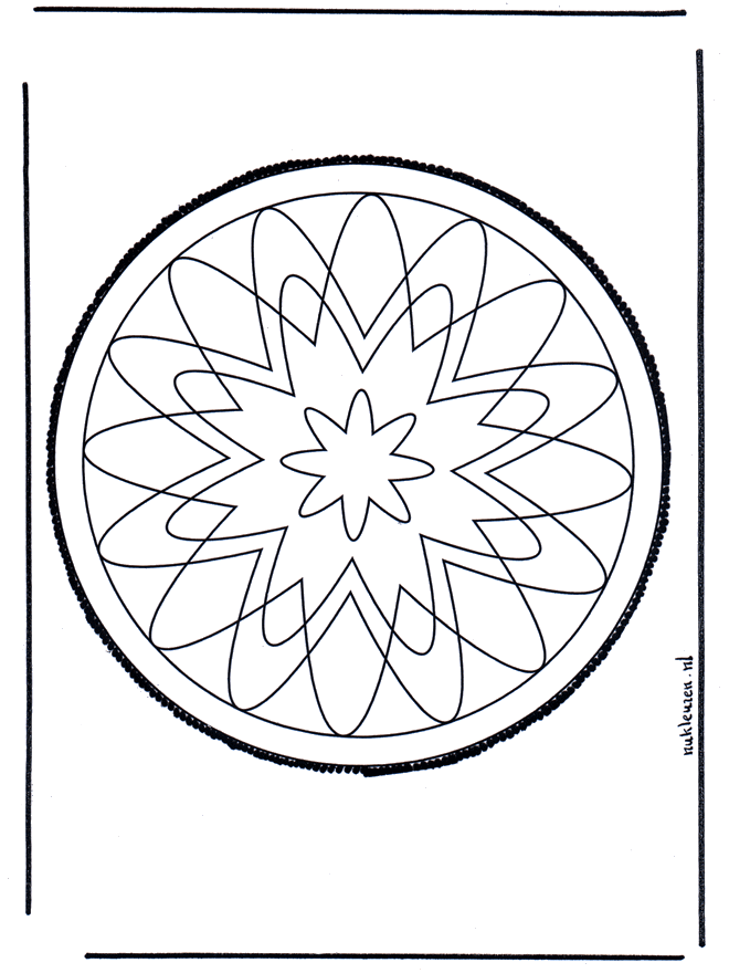 Stechkarte 58 - Basteln Mandalas