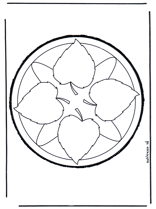 Stechkarte 8 - Basteln Mandalas