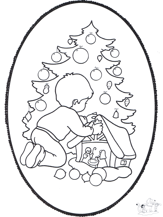 Stechkarte Weihnachtsbaum - Sonstiges