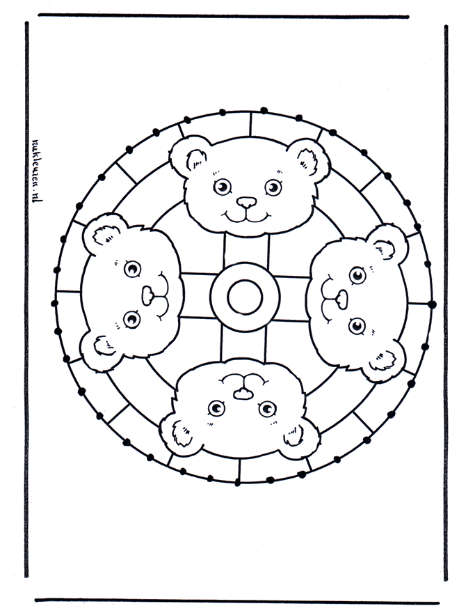 Stickkarte 2 - Mandalas Basteln