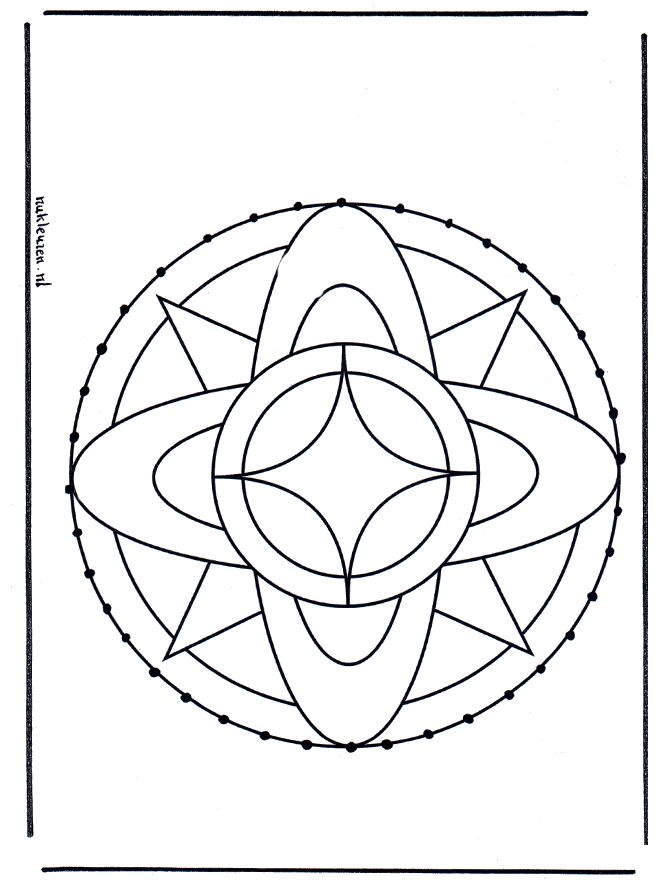 Stickkarte 3 - Mandalas Basteln