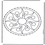 Basteln Stickkarten - Stickkarte 6