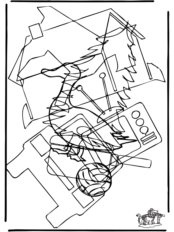 Suche 10 Figuren - Puzzle