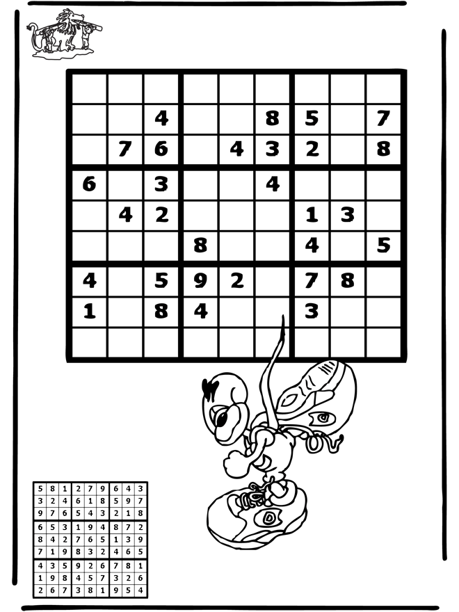 Sudoku Diddl 1 - Puzzle