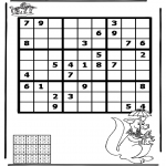 Malvorlagen Basteln - Sudoku Känguru