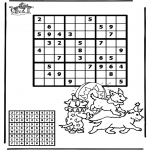 Malvorlagen Basteln - Sudoku Zirkus