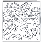 Allerhand Ausmalbilder - Tanzende Elfen