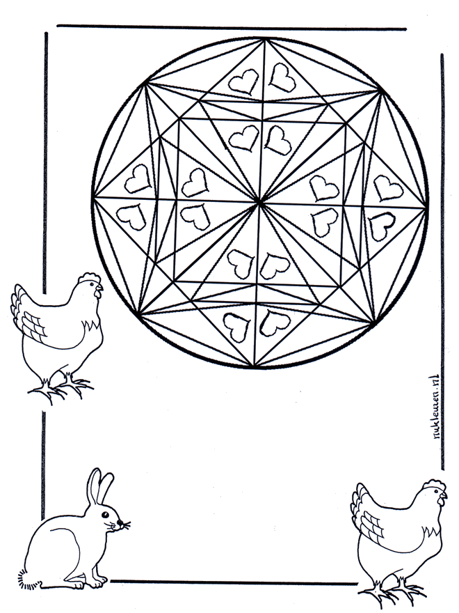 Tieremandala 3 Malvorlagen tiermandalas