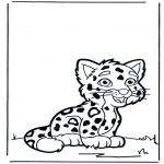 Ausmalbilder für Kinder - Tigerchen