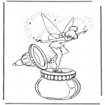 Ausmalbilder Comicfigure - Tinkerbel 1