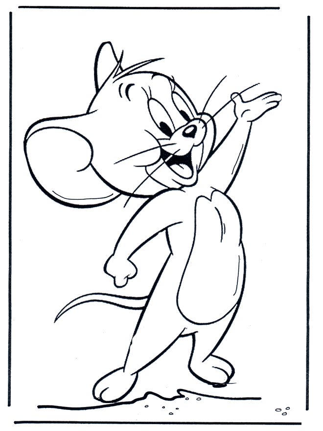 Tom und Jerry 2 - Malvorlagen Tom und Jerry