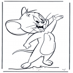 Ausmalbilder Comicfigure - Tom und Jerry 2