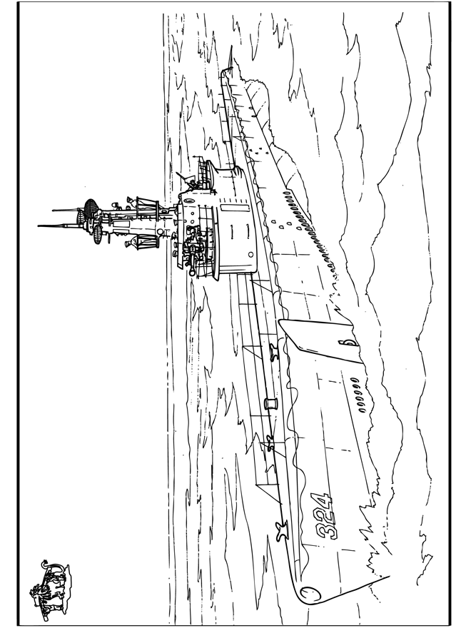 U-Boot - Malvorlagen Schiffe