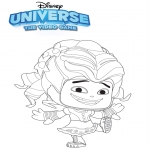 Ausmalbilder Comicfigure - Universe: the video game 1