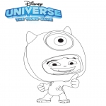 Ausmalbilder Comicfigure - Universe: the video game Mike