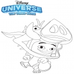 Ausmalbilder Comicfigure - Universe: the video game Pumba