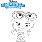 Ausmalbilder Comicfigure - Universe: the video game Wall-e