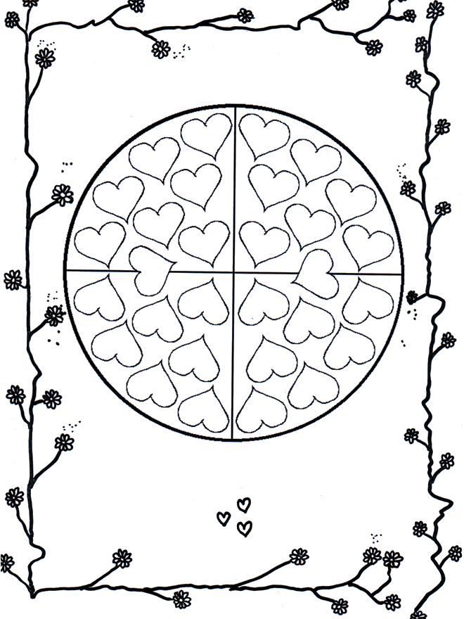 Valentins mandala malvorlagen - Malvorlagen Valentinstag