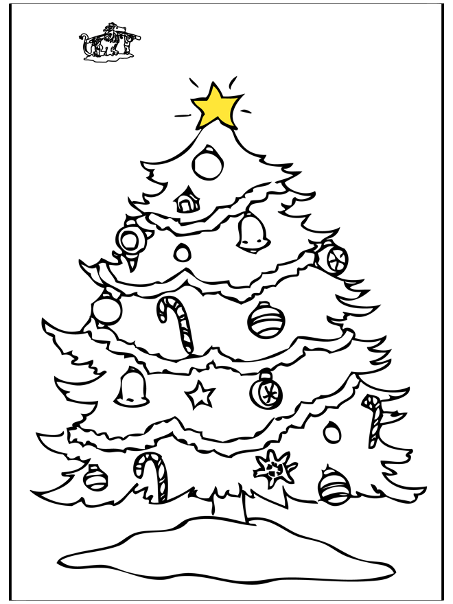weihnachtsbaum 3  ausmalbilder weihnachten