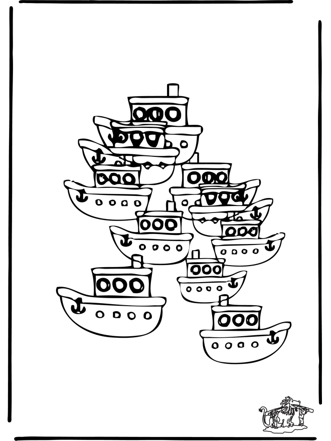 Wieviel Boote - Puzzle